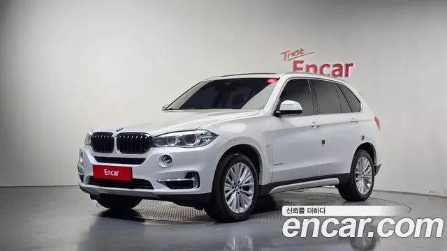 BMW X5 2016 — 116 451 км, белый, Корея — под ключ — фото 1