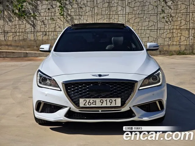 HYUNDAI GENESIS DH 2015 — 261 661 км, белый, Корея — под ключ — фото 2
