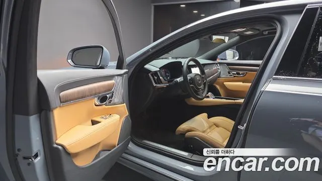 VOLVO S90 2023 — 33 535 км, серебристо-серый, Корея — под ключ — фото 10