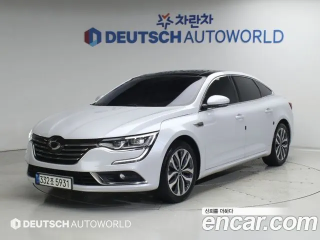 RENAULT KOREA SM6 2017 — 97 128 км, белый-перламутр, Корея — под ключ — фото 1