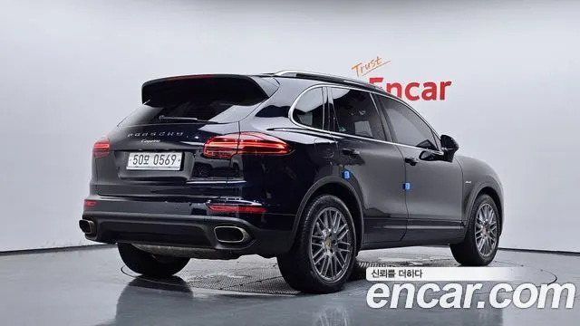 PORSCHE CAYENNE 2016 — 53 903 км, синий, Корея — под ключ — фото 2