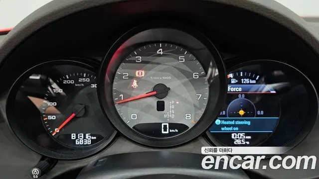 PORSCHE 718 BOXSTER 2017 — 81 316 км, оранжевый, Корея — под ключ — фото 8