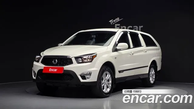 KGM KORANDO SPORTS 2018 — 107 201 км, белый, Корея — под ключ — фото 1