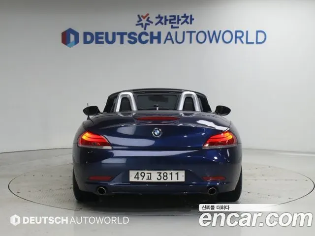 BMW Z4 2010 — 73 500 км, синий, Корея — под ключ — фото 3
