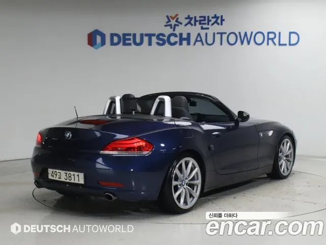BMW Z4 2010 — 73 500 км, синий, Корея — под ключ — фото 4