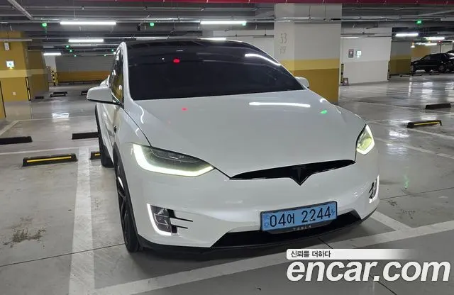 TESLA MODEL X 2019 — 133 000 км, белый, Корея — под ключ — фото 3