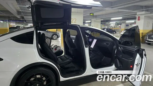 TESLA MODEL X 2019 — 133 000 км, белый, Корея — под ключ — фото 7