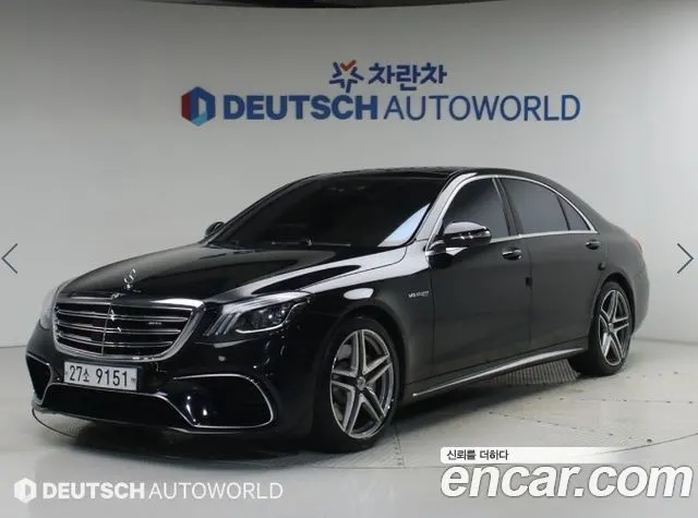 MERCEDES-BENZ S-CLASS W222 2018 — 92 755 км, чёрный, Корея — под ключ — фото 12