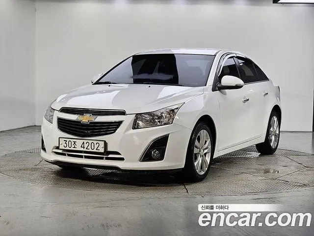 CHEVROLET CRUZE 2014 — 141 067 км, белый, Корея — под ключ — фото 1
