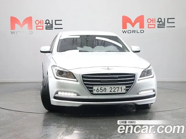 HYUNDAI GENESIS DH 2016 — 170 030 км, серебристый, Корея — под ключ — фото 2