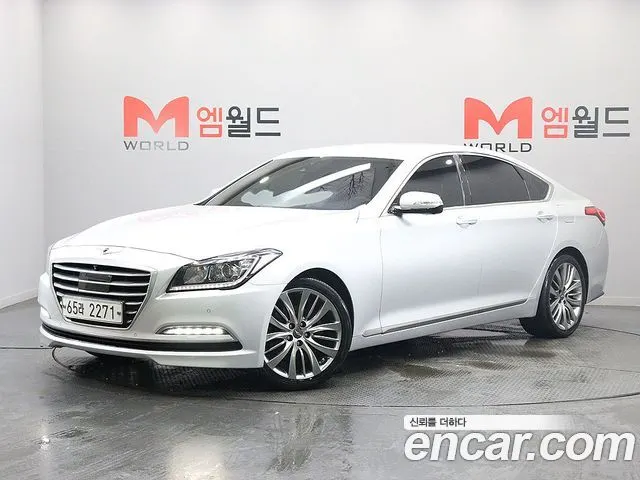 HYUNDAI GENESIS DH 2016 — 170 030 км, серебристый, Корея — под ключ — фото 11