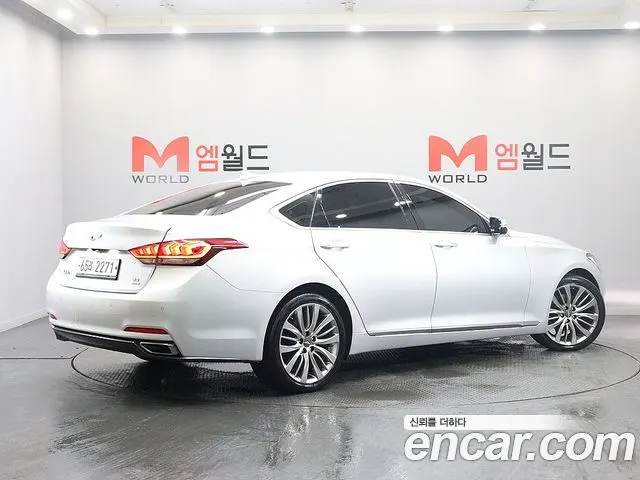 HYUNDAI GENESIS DH 2016 — 170 030 км, серебристый, Корея — под ключ — фото 3