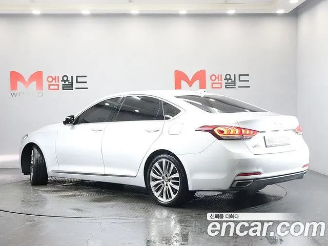 HYUNDAI GENESIS DH 2016 — 170 030 км, серебристый, Корея — под ключ — фото 4