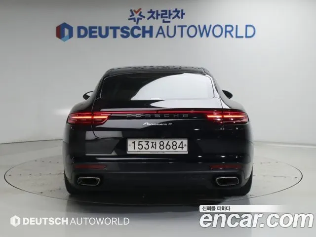 PORSCHE PANAMERA 2018 — 80 301 км, чёрный, Корея — под ключ — фото 4