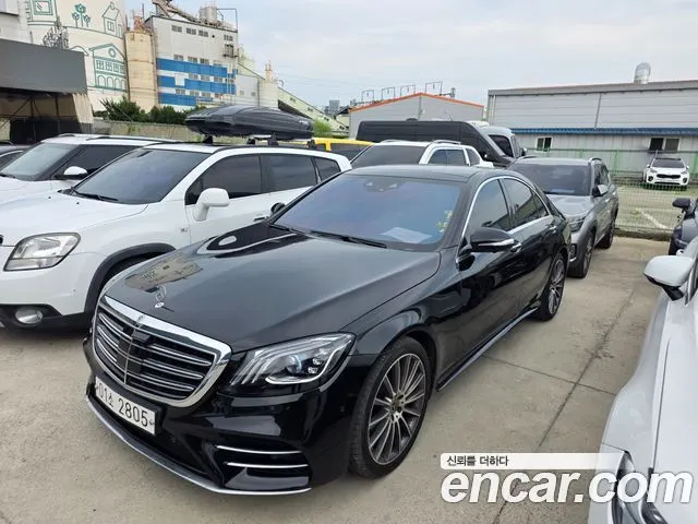 MERCEDES-BENZ S-CLASS W222 2018 — 32 000 км, чёрный, Корея — под ключ — фото 2