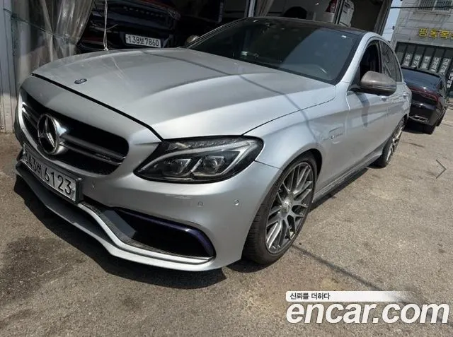 MERCEDES-BENZ C-CLASS W205 2016 — 186 139 км, серебристо-серый, Корея — под ключ — фото 12