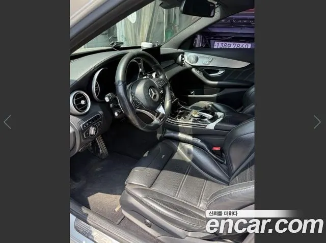 MERCEDES-BENZ C-CLASS W205 2016 — 186 139 км, серебристо-серый, Корея — под ключ — фото 8