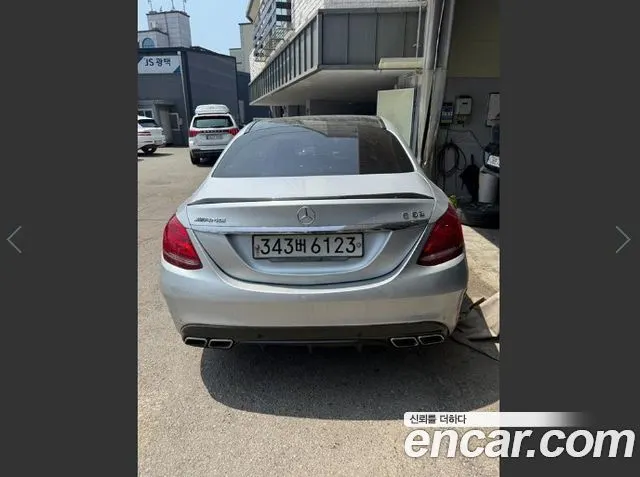 MERCEDES-BENZ C-CLASS W205 2016 — 186 139 км, серебристо-серый, Корея — под ключ — фото 10