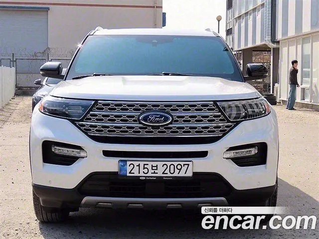 FORD EXPLORER 2020 — 34 328 км, белый, Корея — под ключ — фото 3