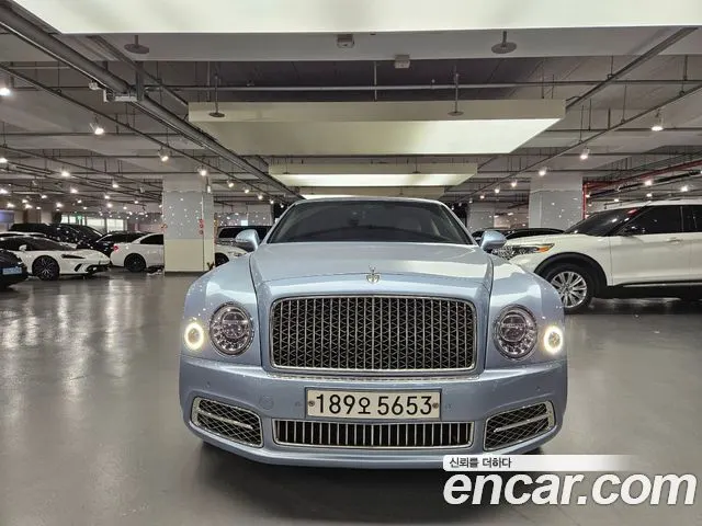 BENTLEY MULSANNE 2017 — 64 500 км, голубой, Корея — под ключ — фото 12