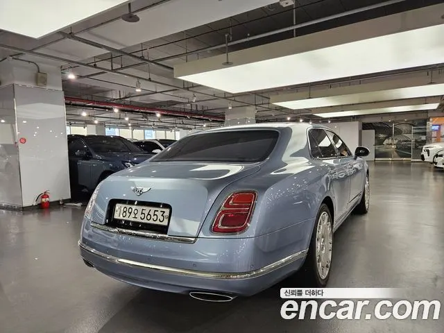 BENTLEY MULSANNE 2017 — 64 500 км, голубой, Корея — под ключ — фото 4