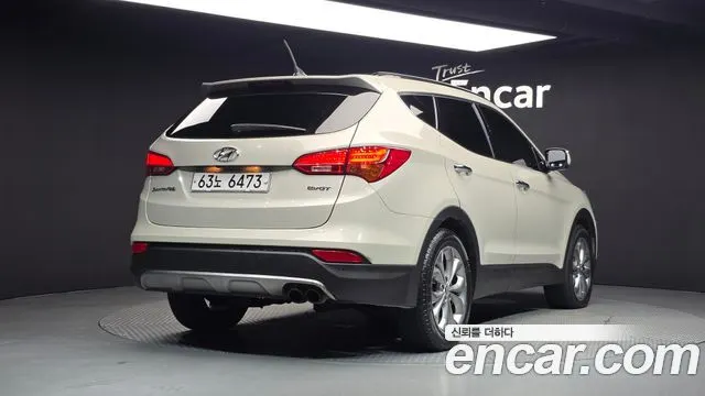 HYUNDAI SANTA FE 2013 — 163 536 км, белый-перламутр, Корея — под ключ — фото 2