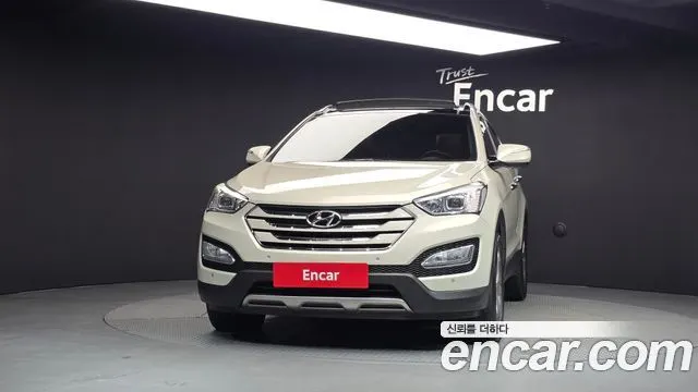 HYUNDAI SANTA FE 2013 — 163 536 км, белый-перламутр, Корея — под ключ — фото 3