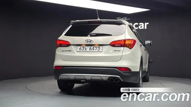 HYUNDAI SANTA FE 2013 — 163 536 км, белый-перламутр, Корея — под ключ — фото 4