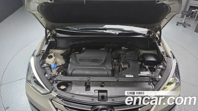 HYUNDAI SANTA FE 2013 — 163 536 км, белый-перламутр, Корея — под ключ — фото 6