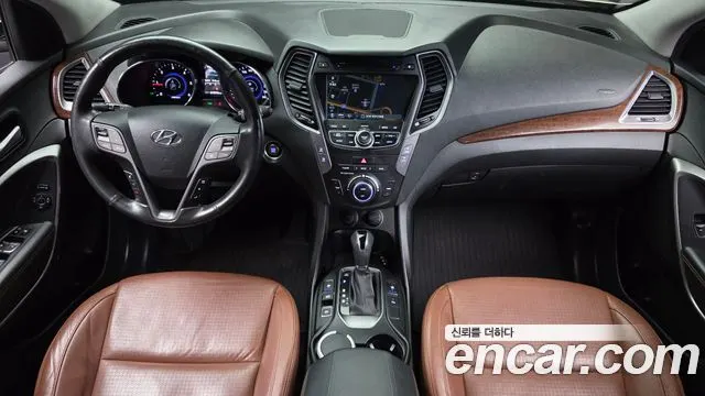 HYUNDAI SANTA FE 2013 — 163 536 км, белый-перламутр, Корея — под ключ — фото 7