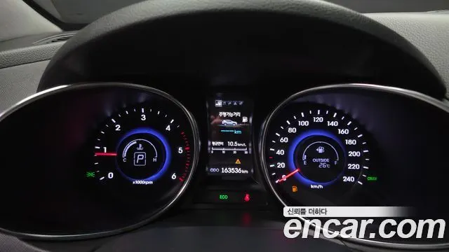 HYUNDAI SANTA FE 2013 — 163 536 км, белый-перламутр, Корея — под ключ — фото 8