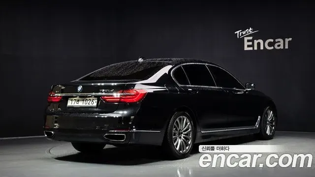 BMW 7 SERIES 2016 — 180 210 км, чёрный, Корея — под ключ — фото 2