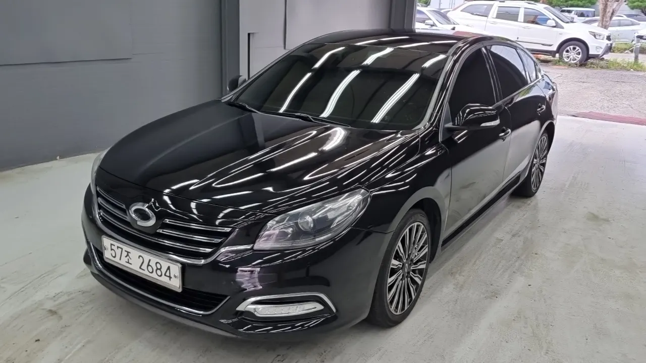 RENAULT KOREA SM7 NOVA 2015 — 142 000 км, чёрный, Корея — под ключ — фото 12
