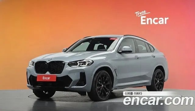 BMW X4 2025 — 5 190 км, серебристо-серый, Корея — под ключ — фото 2