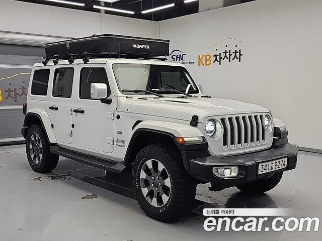 JEEP WRANGLER 2019 — 136 661 км, белый, Корея — под ключ — фото 4
