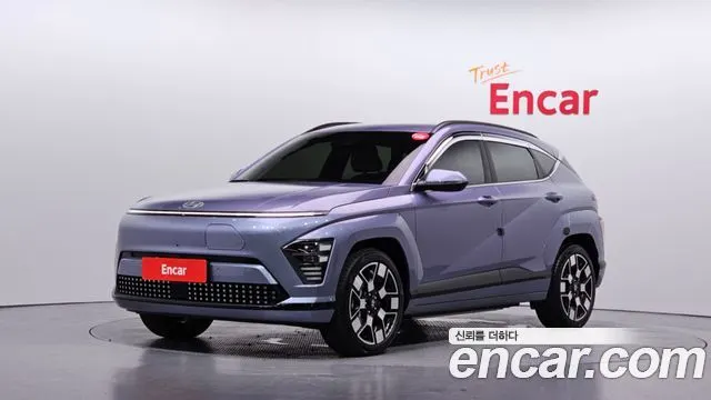 HYUNDAI KONA ELECTRIC 2023 — 3 581 км, синий, Корея — под ключ — фото 11