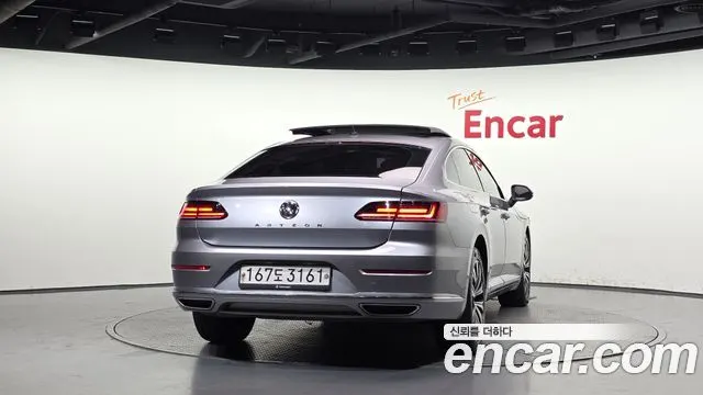 VOLKSWAGEN ARTEON 2019 — 158 865 км, серебристо-серый, Корея — под ключ — фото 4