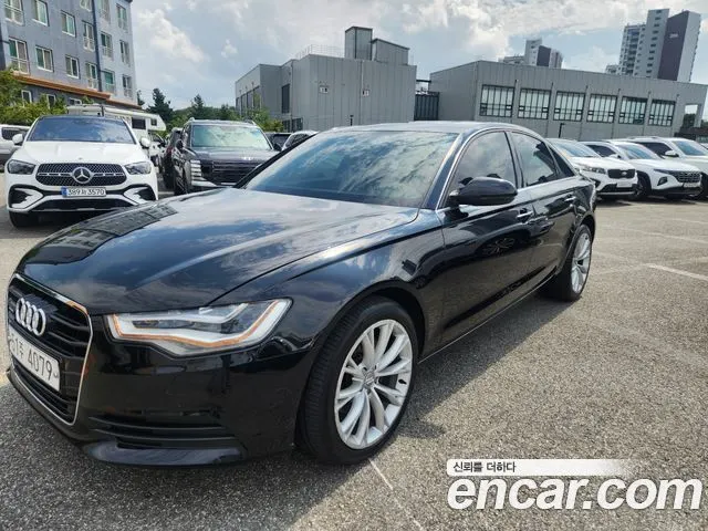 AUDI A6 2015 — 148 000 км, чёрный, Корея — под ключ — фото 2