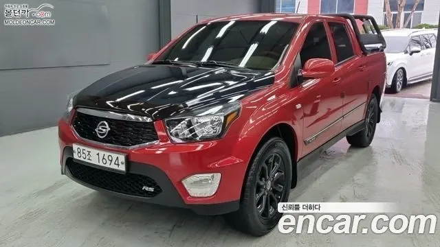 KGM KORANDO SPORTS 2017 — 140 633 км, красный, Корея — под ключ — фото 1