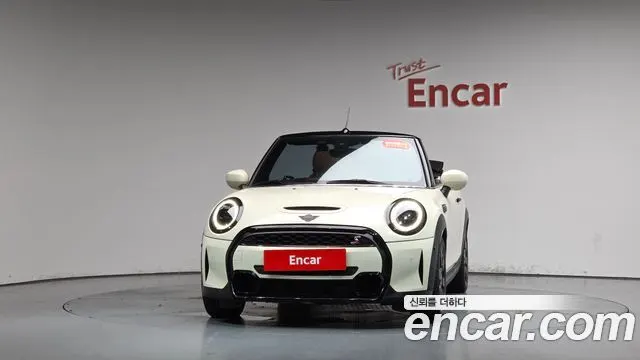 MINI COOPER S CONVERTIBLE 2022 — 50 728 км, белый-перламутр, Корея — под ключ — фото 3