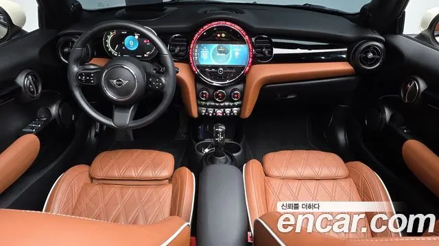 MINI COOPER S CONVERTIBLE 2022 — 50 728 км, белый-перламутр, Корея — под ключ — фото 7