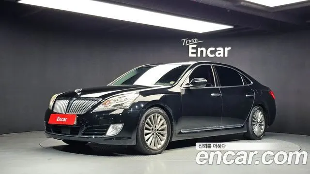 HYUNDAI EQUUS 2015 — 324 359 км, чёрный, Корея — под ключ — фото 1