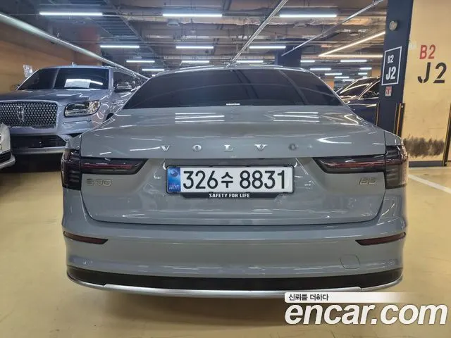 VOLVO S90 2026 — 29 678 км, серебристо-серый, Корея — под ключ — фото 5