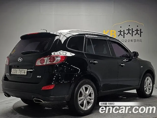 HYUNDAI SANTA FE 2011 — 206 195 км, чёрный, Корея — под ключ — фото 4