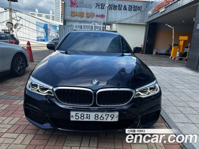 BMW 5 SERIES 2019 — 57 431 км, чёрный, Корея — под ключ — фото 8