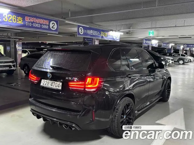 BMW X5M 2018 — 122 000 км, чёрный, Корея — под ключ — фото 5