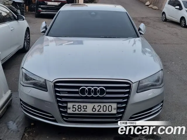 AUDI A8 2011 — 190 000 км, серебристый, Корея — под ключ — фото 11