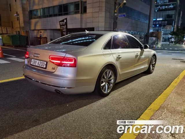 AUDI A8 2011 — 190 000 км, серебристый, Корея — под ключ — фото 7