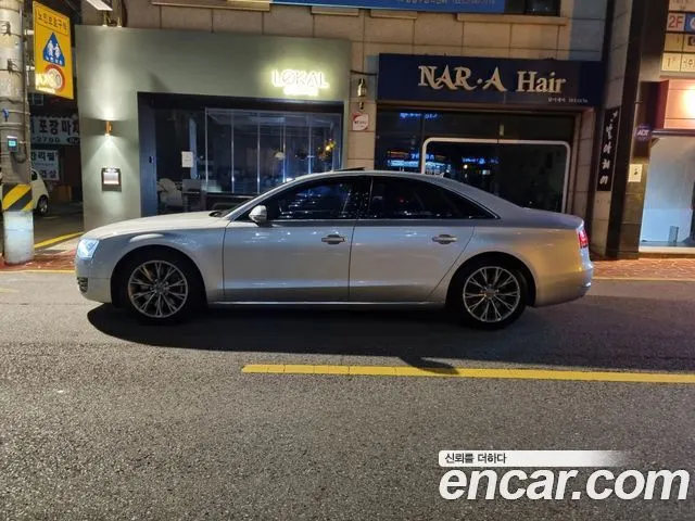AUDI A8 2011 — 190 000 км, серебристый, Корея — под ключ — фото 10