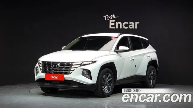 HYUNDAI TUCSON HYBRID 2021 — 113 519 км, белый, Корея — под ключ — фото 1